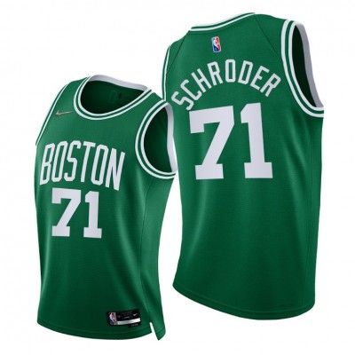 Nike Boston Celtics #71 Dennis Schroder Youth 2021-22 75th Diamond Anniversary NBA Jersey Green
